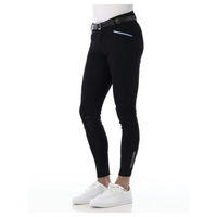 Produktbild von Equithème Herren Reithose Lars mit Silikon Kniebesatz aus Baumwolle Schwarz Größe 50
