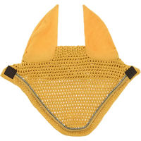 Produktbild von Equithème Hexalight Fliegenhaube für Pferde aus Polyester in Gelb
