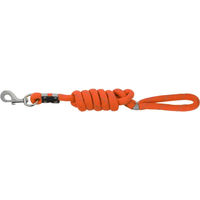 Produktbild von Equithème Hundeleine Rio aus Kunststoff in Orange und Silber