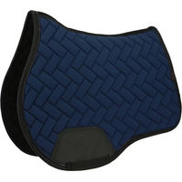 Produktbild von Equithème Impulsion Satteldecke Schabracke für Pferde in Marineblau Größe Warmblut