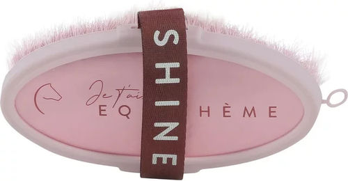 Produktbild von Equithème Je T'aime Bürste aus Gummi in Rosa