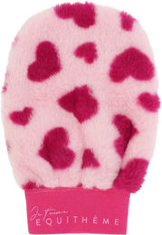 Produktbild von Equithème Je t'aime Bürstenhandschuh aus Polyester in Rosa