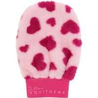 Produktbild von Equithème Je t'aime Bürstenhandschuh aus Polyester in Rosa