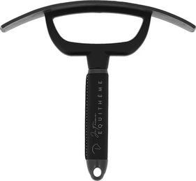 Produktbild von Equithème Je t'aime Hitzemesser für Pferde aus Gummi in Schwarz