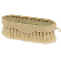 Produktbild von Equithème Je T'aime Pferdebürste aus Gummi in Beige