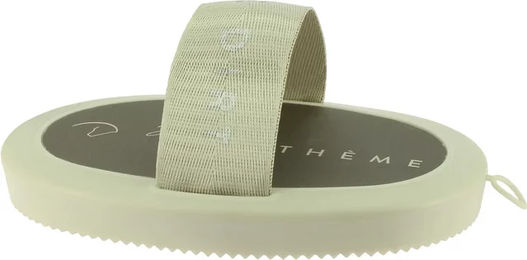 Produktbild von Equithème Je T'aime Pferdestriegel aus Stoff in Grün