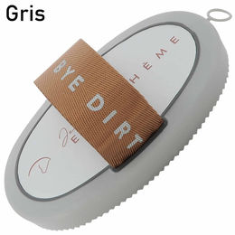 Equithème Je T'aime Striegel aus Nylon in Grau oder Beige – Bild 1 von 4