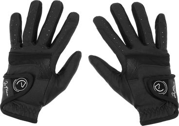 Equithème Je T'Aime Victoire Reithandschuhe aus Kunstleder Schwarz Größe S Unisex – Bild 1 von 2