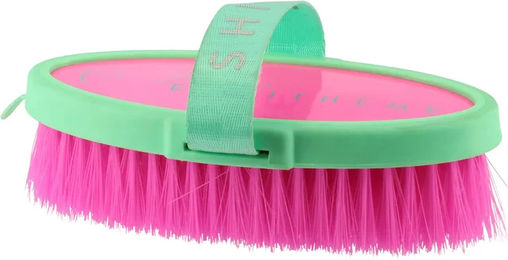 Produktbild von Equithème Je T'aime Weiche Bürste aus Stoff in Rosa