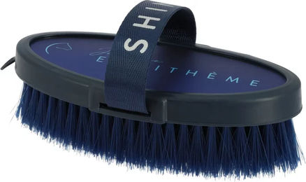Produktbild von Equithème Je T'aime Weiche Gummibürste für Pferde in Blau