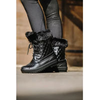 Produktbild von Equithème Je T'aime Winterstiefel für Reiter aus Gummi wasserdicht Schwarz