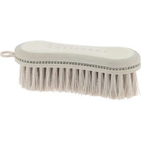 Produktbild von Equithème JTM Kopfbürste mit Strass aus Gummi in Beige und Weiß