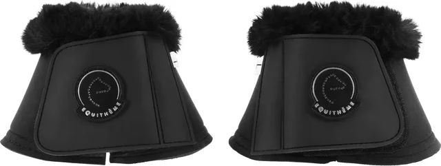 Produktbild von Equithème JTM Snuggy Hufglocken aus Neopren in Schwarz Größe L