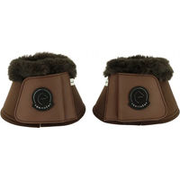 Produktbild von Equithème JTM Snuggy Hufglocken Gamaschen aus Neopren Braun Größe L