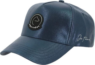Produktbild von Equithème JTM Studio Baseball Kappe aus Stoff in Blau und Silber Unisex