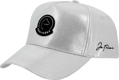 Produktbild von Equithème JTM Studio Baseball Kappe aus Stoff in Silber Unisex