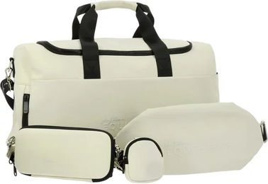 Produktbild von Equithème JTM Tasche und Geldbörse aus wasserfestem Kunststoff in Grau und Weiß