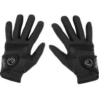 Produktbild von Equithème JTM Victoire Reithandschuhe aus Kunstleder Unisex Schwarz Größe M