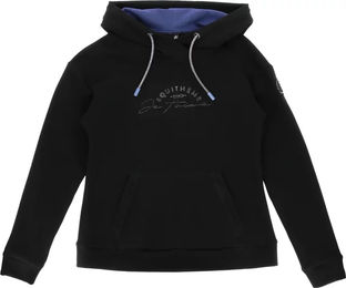 Produktbild von Equithème Kinderpullover Je t'aime aus Baumwolle Schwarz Grösse 10 Jahre