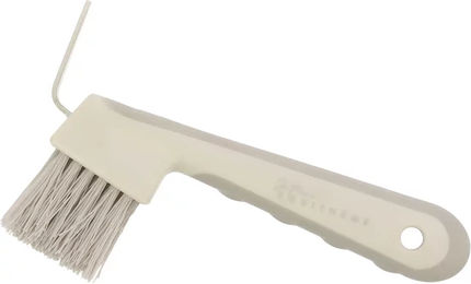 Equithème Klauenpfleger Hufpflege Bürste aus Metall in Beige für Pferde – Bild 1 von 1