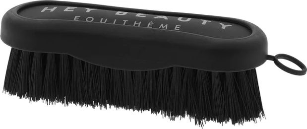 Produktbild von Equithème Kopfbürste Ich liebe dich aus Gummi in Schwarz