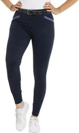 Produktbild von Equithème Kylie Reithose Full Grip aus Bio-Baumwolle Blau Unisex Größe 44