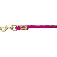 Produktbild von Equithème Longe aus weichem Nylon in Rosa 2,40 m - 2,4 m