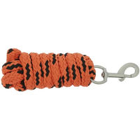 Produktbild von Equithème Longe zum Longieren aus Polyester in Schwarz-Orange