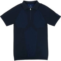 Produktbild von Equithème Lucas Reit-Poloshirt für Herren aus Polyester in Blau Grösse M