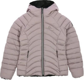 Produktbild von Equithème Lutha Reitjacke für Frauen aus Polyester wasserabweisend Winter Schwarz Rosa Größe L