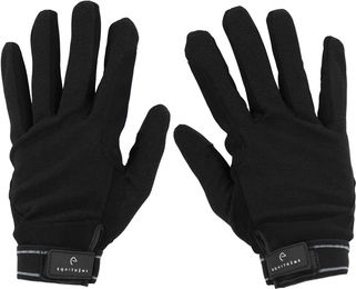 Produktbild von Equithème Mesnil Reithandschuhe Unisex Schwarz Größe M