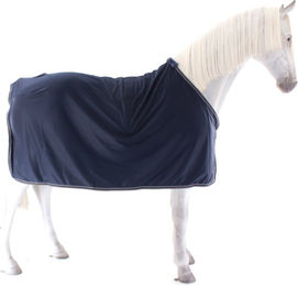 Equithème Microfleece Pferdedecke aus Polyester in Marineblau – Bild 1 von 2
