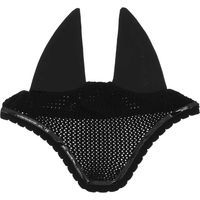 Produktbild von Equithème Mirror Fliegenhaube für Pferde aus Polyester in Silber und Schwarz