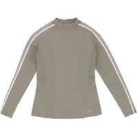 Produktbild von Equithème Originals Mélodie Reitshirt aus Baumwolle für Damen in Grau oder Beige Größe XL
