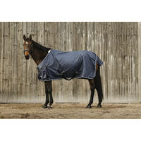 Produktbild von Equithème Outdoor-Pferdedecke aus 420D Polyester in Blau