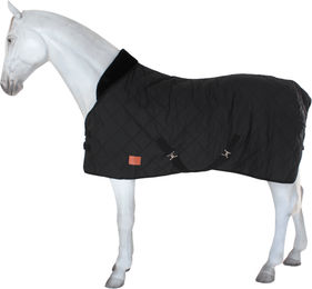 Equithème Paddock Pferdedecke aus Polyester in Schwarz Größe 125 cm - 200 g – Bild 1 von 5