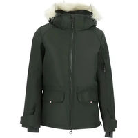 Produktbild von Equithème Paola Winterparka für Damen aus Polyester wasserabweisend Schwarz Grün XS