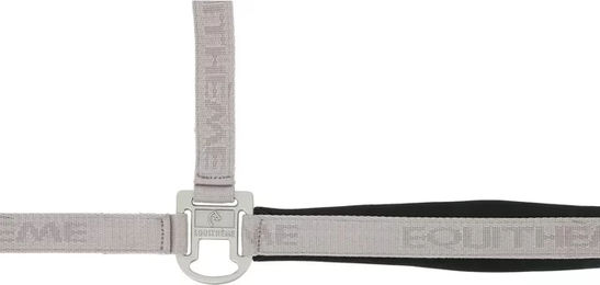 Produktbild von Equithème Pferd Halfter aus Polyester in Jacquard-Optik Rosa Grau
