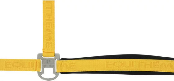 Produktbild von Equithème Pferdehalfter Jacquard aus Polyester in Gold Gelb Größe M