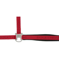 Produktbild von Equithème Pferdehalfter Jacquard aus Polyester in Rot für Vollblut