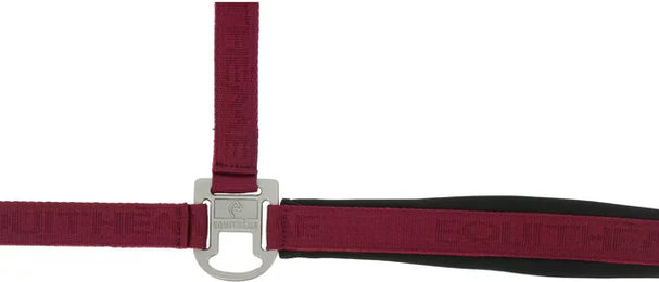 Produktbild von Equithème Pferdehalfter Jacquard aus Polyester in Rot für Vollblut