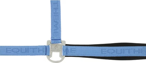 Produktbild von Equithème Pferdehalfter Jacquard Blau aus Polyester für Vollblut