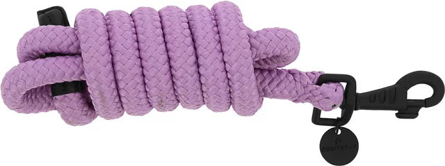 Equithème Pferdelonge Pearl aus Leder in Schwarz Rosa oder Lila – Bild 1 von 1