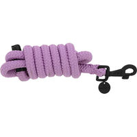 Produktbild von Equithème Pferdelonge Pearl aus Leder in Schwarz Rosa oder Lila