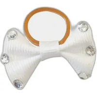 Produktbild von Equithème Pferdeschleife mit Strass aus Polyester in Transparent Weiß