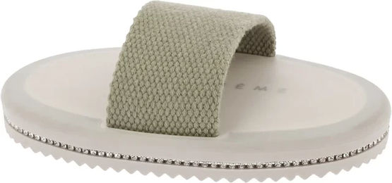 Produktbild von Equithème Pferdestriegel Je T'aime Strass in Beige aus Kunststoff