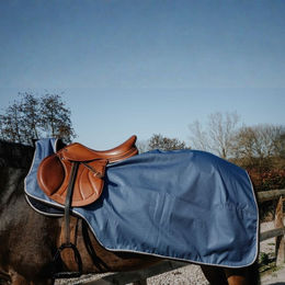 Equithème Polar 1200D Nierendecke für Pferde in Blau aus Polyester – Bild 1 von 1