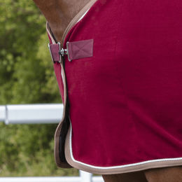 Equithème Polarfleece Decke Polyfun für Pferde in Rot Größe 5'9 – Bild 1 von 2