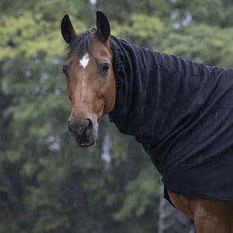 Equithème Polarfleece Halsteil für Pferde in Schwarz – Bild 1 von 2