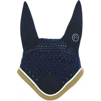 Produktbild von Equithème Polyfun Fliegenhaube für Pferde aus Baumwolle in Blau Bunt